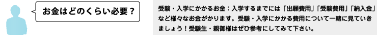 お金はどのくらいかかるの？